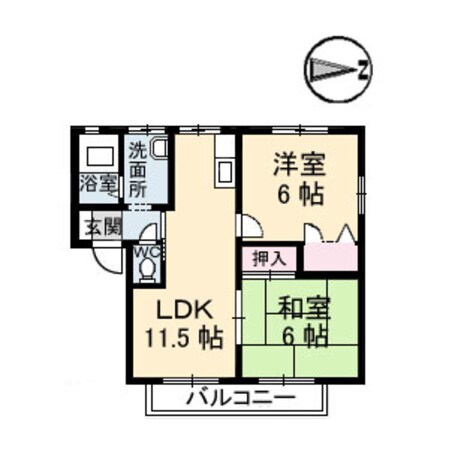 エストラント森の物件間取画像